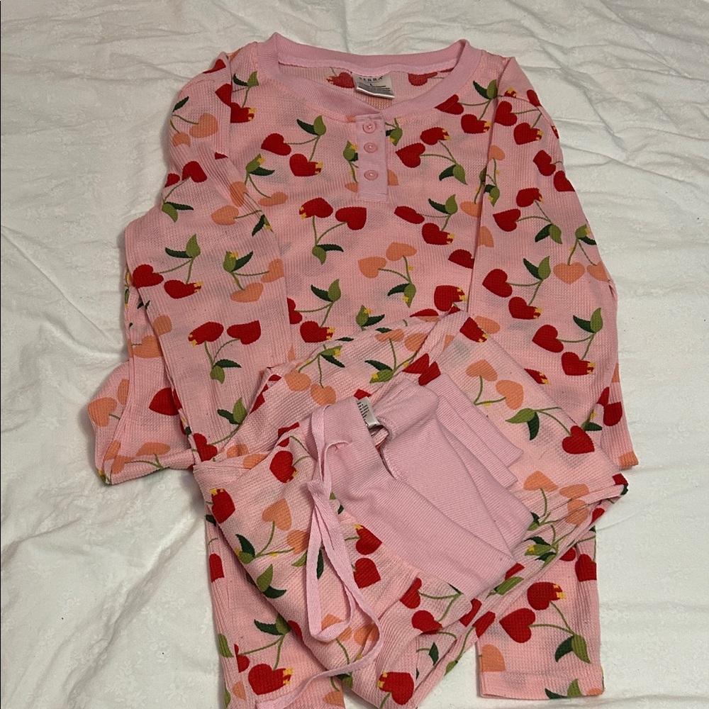 Pink Heart Pattern ladies PJs